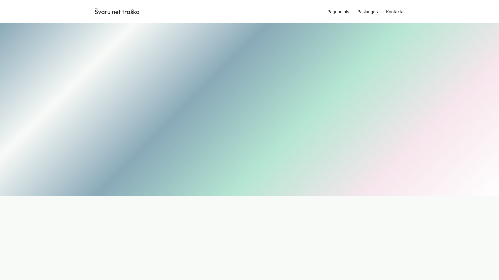 website screenshot of https://svarunettraska.lt