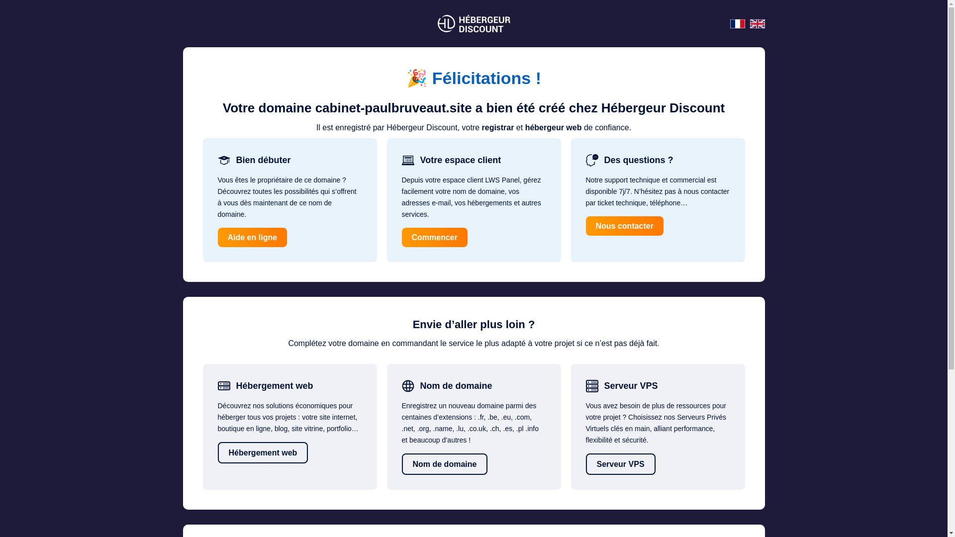 website screenshot of https://cabinet-paulbruveaut.site/