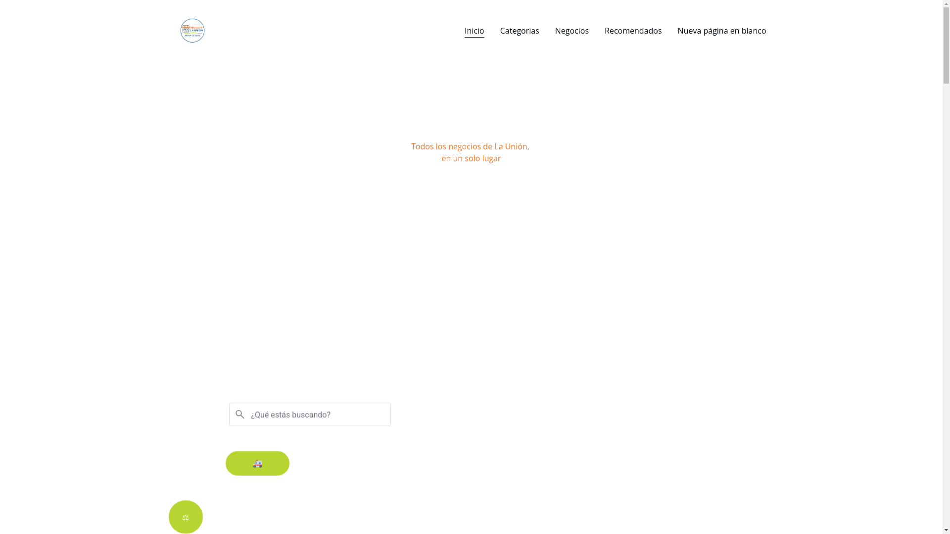 website screenshot of https://negocioslaunion.com/