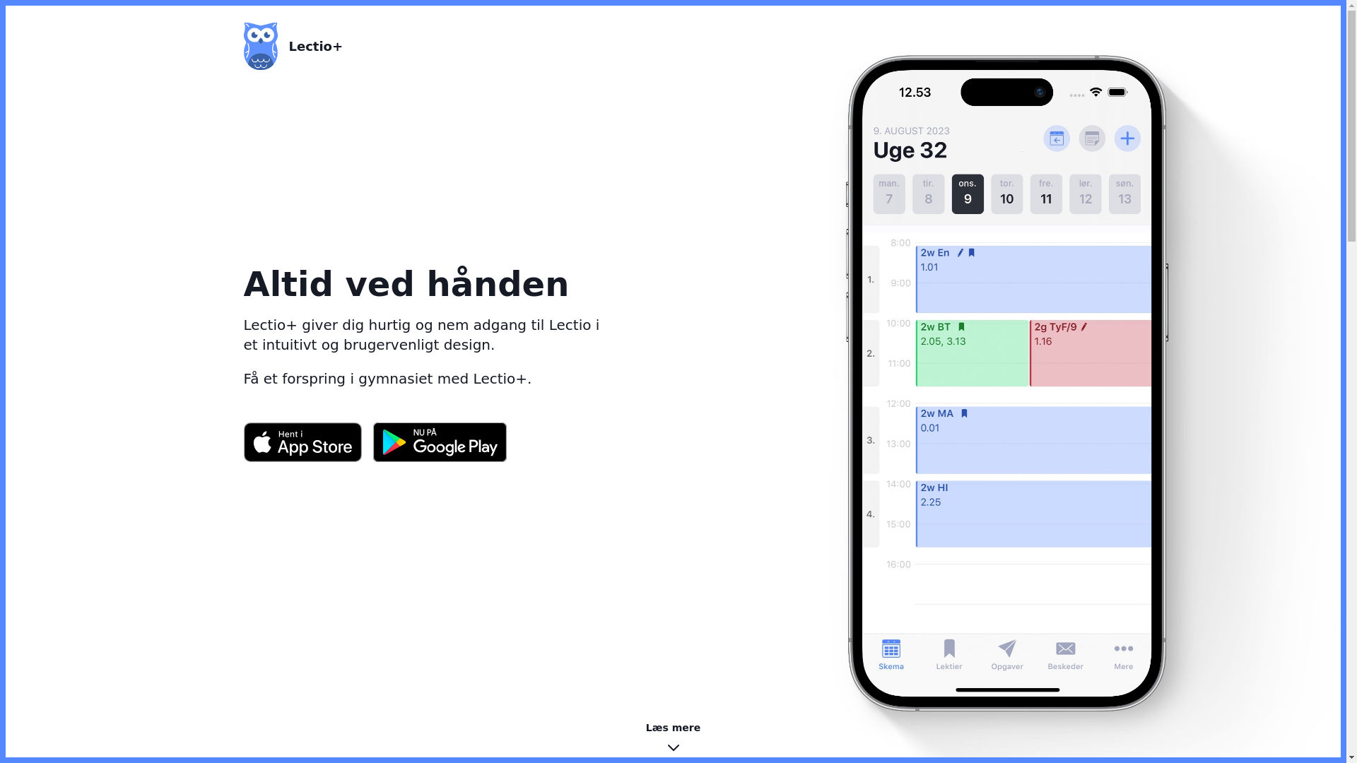 website screenshot of https://lectio-plus.pages.dev/