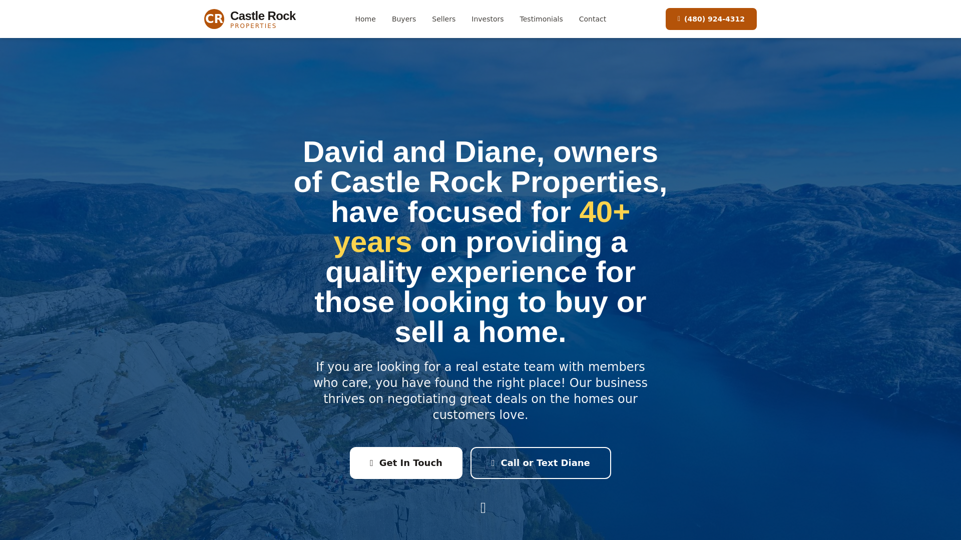 website screenshot of https://azcastlerock.pages.dev/