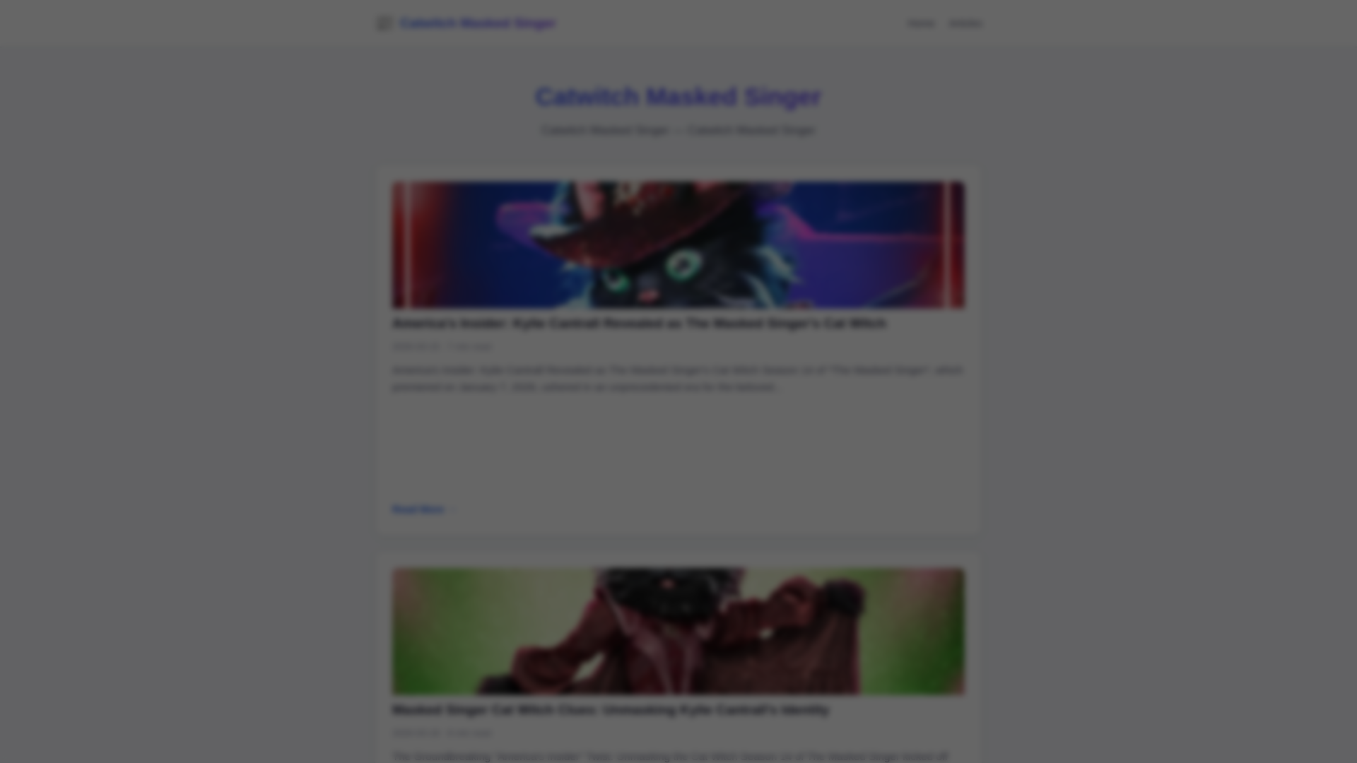 website screenshot of https://catwitch-masked-singer.pages.dev/