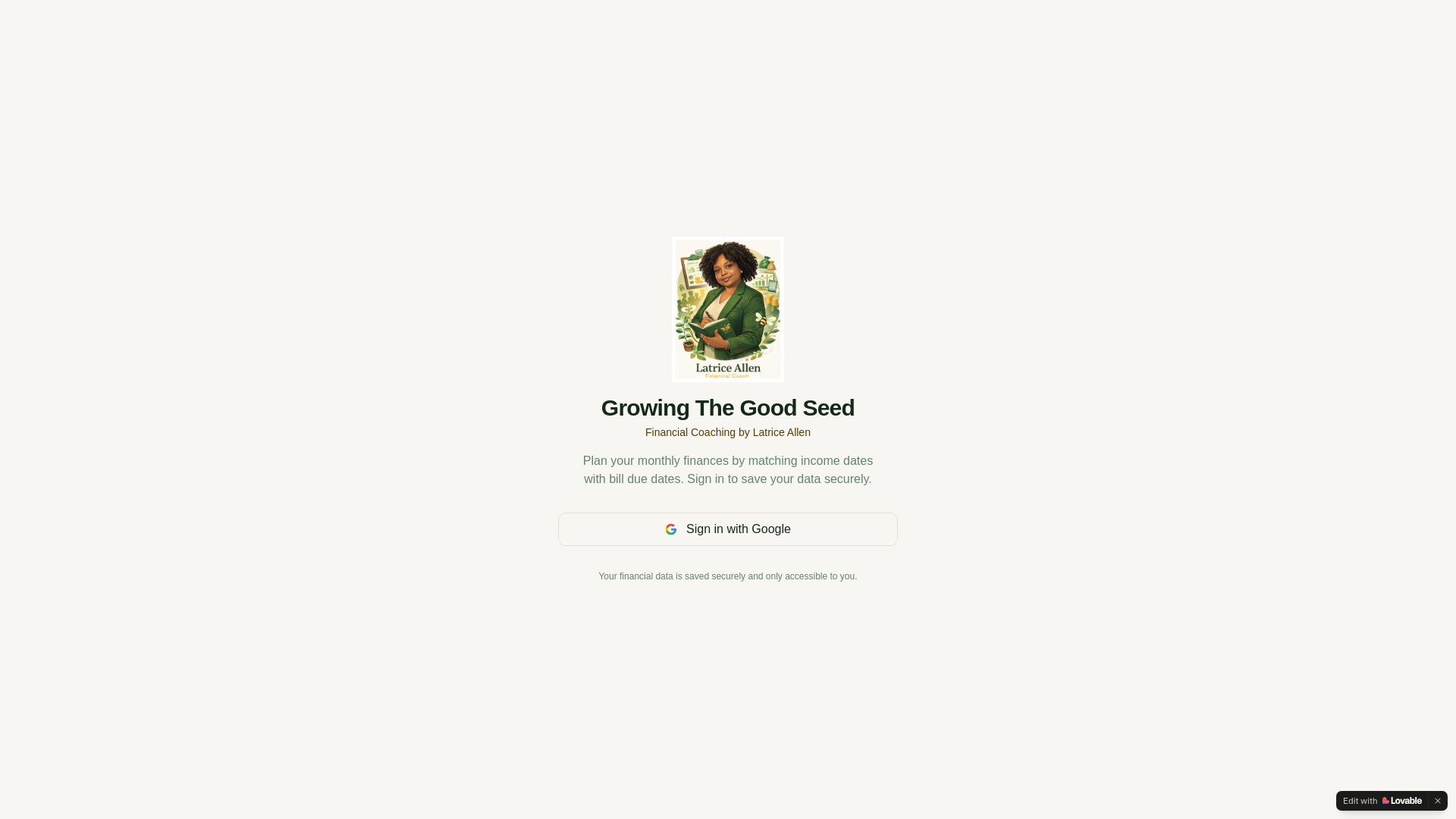 website screenshot of https://trackyourseed.com/