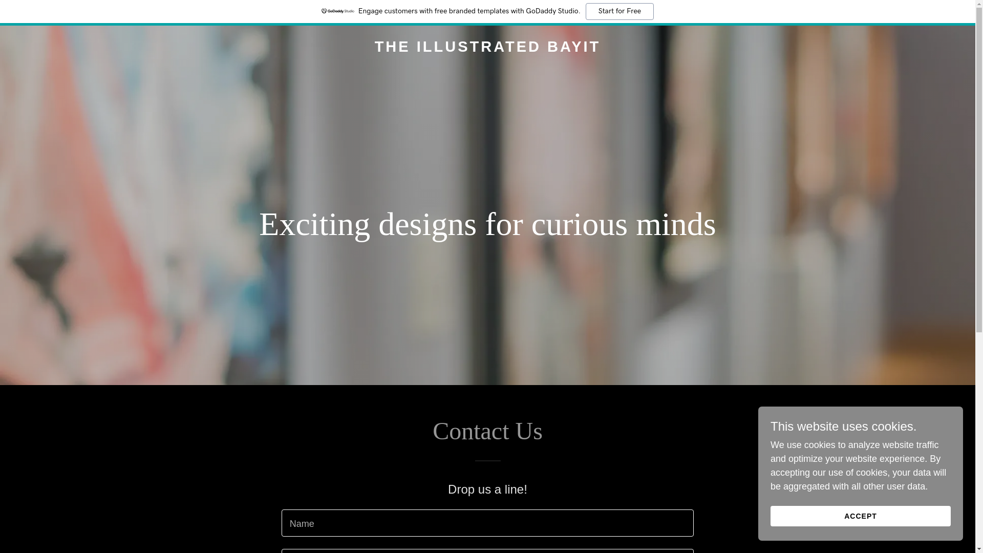 website screenshot of https://theillustratedbayit.com/