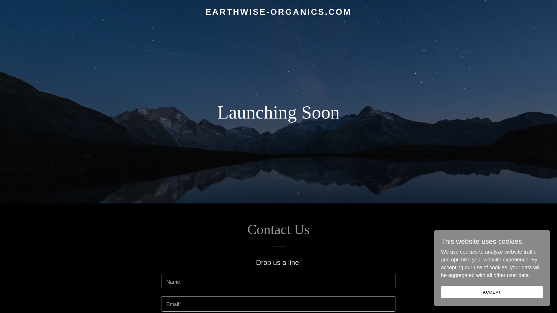 website screenshot of https://earthwise-organics.com/