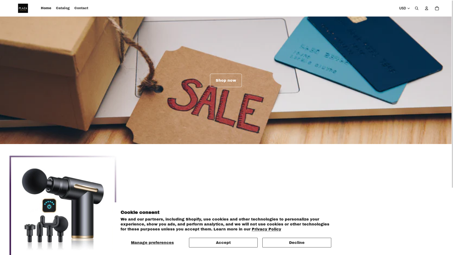 website screenshot of https://plaza-fashion.com/