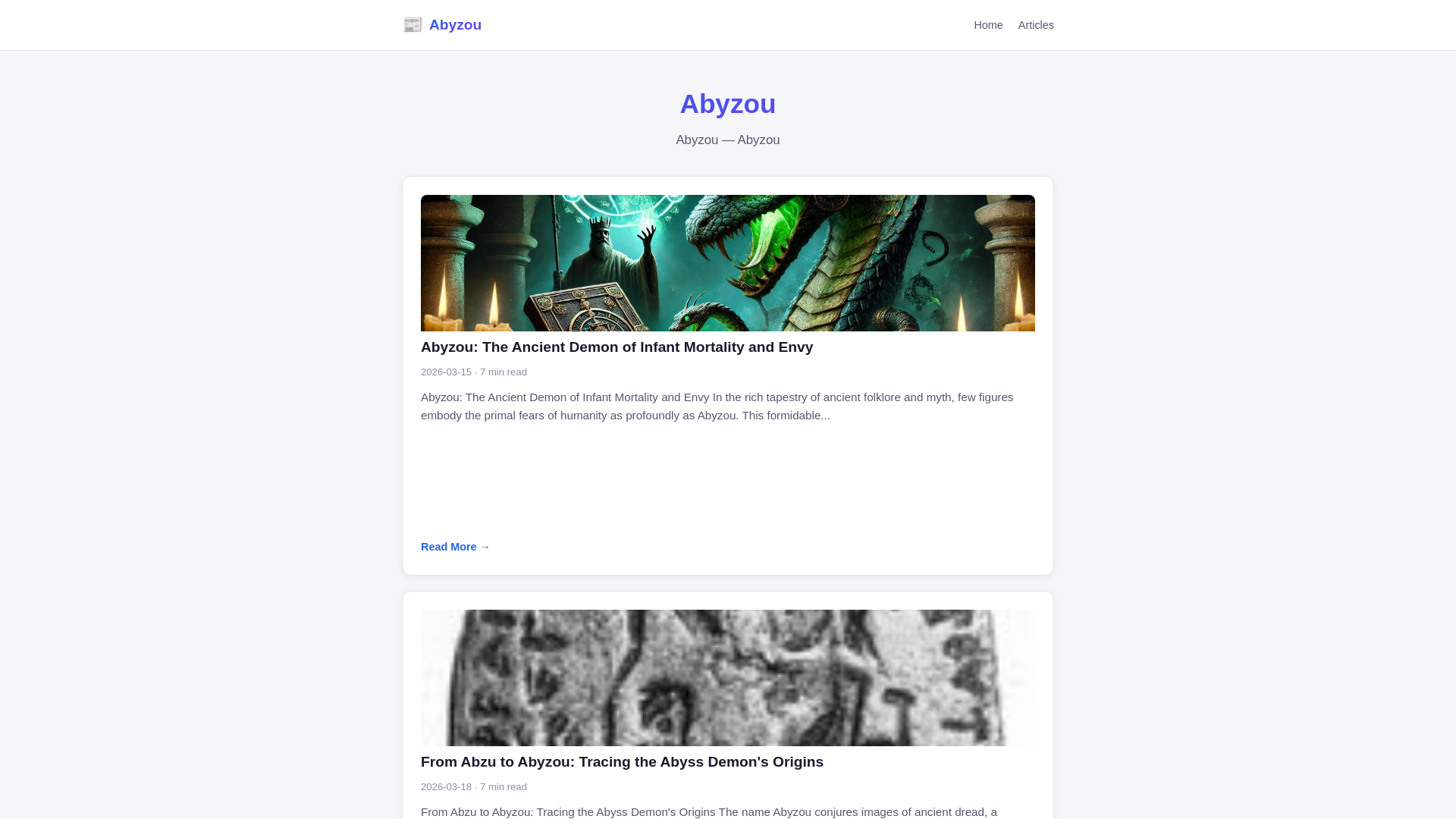 website screenshot of https://abyzou.pages.dev/