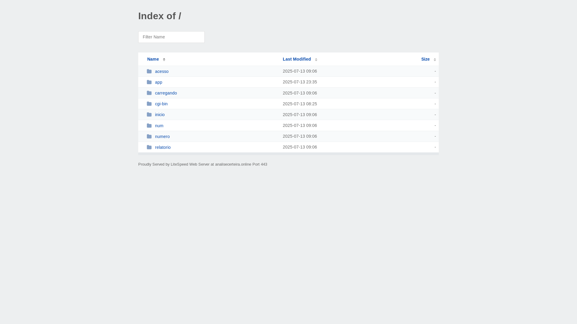website screenshot of https://analisecerteira.online/