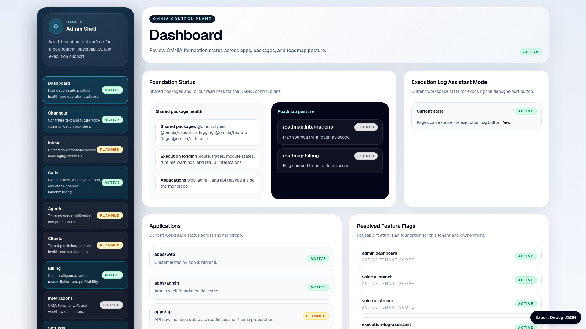 website screenshot of https://omnialink.app/