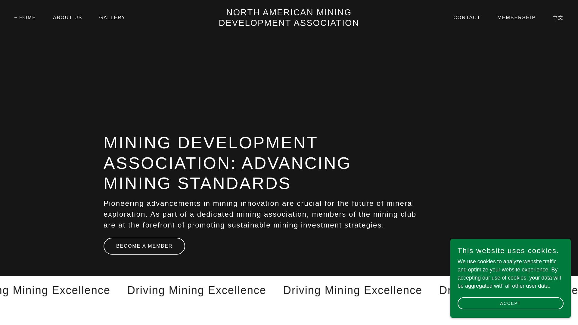 website screenshot of https://namda.ca/