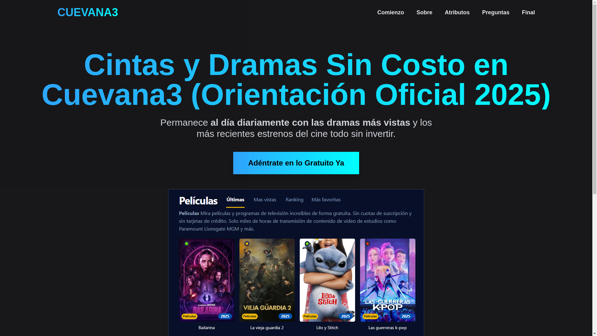 website screenshot of https://cuevana3-4v5y.pages.dev/