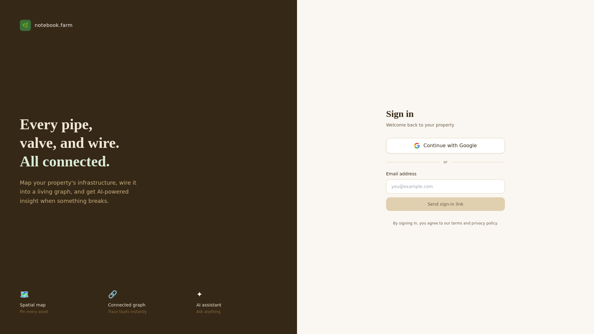 website screenshot of https://farmersnotebook.com/
