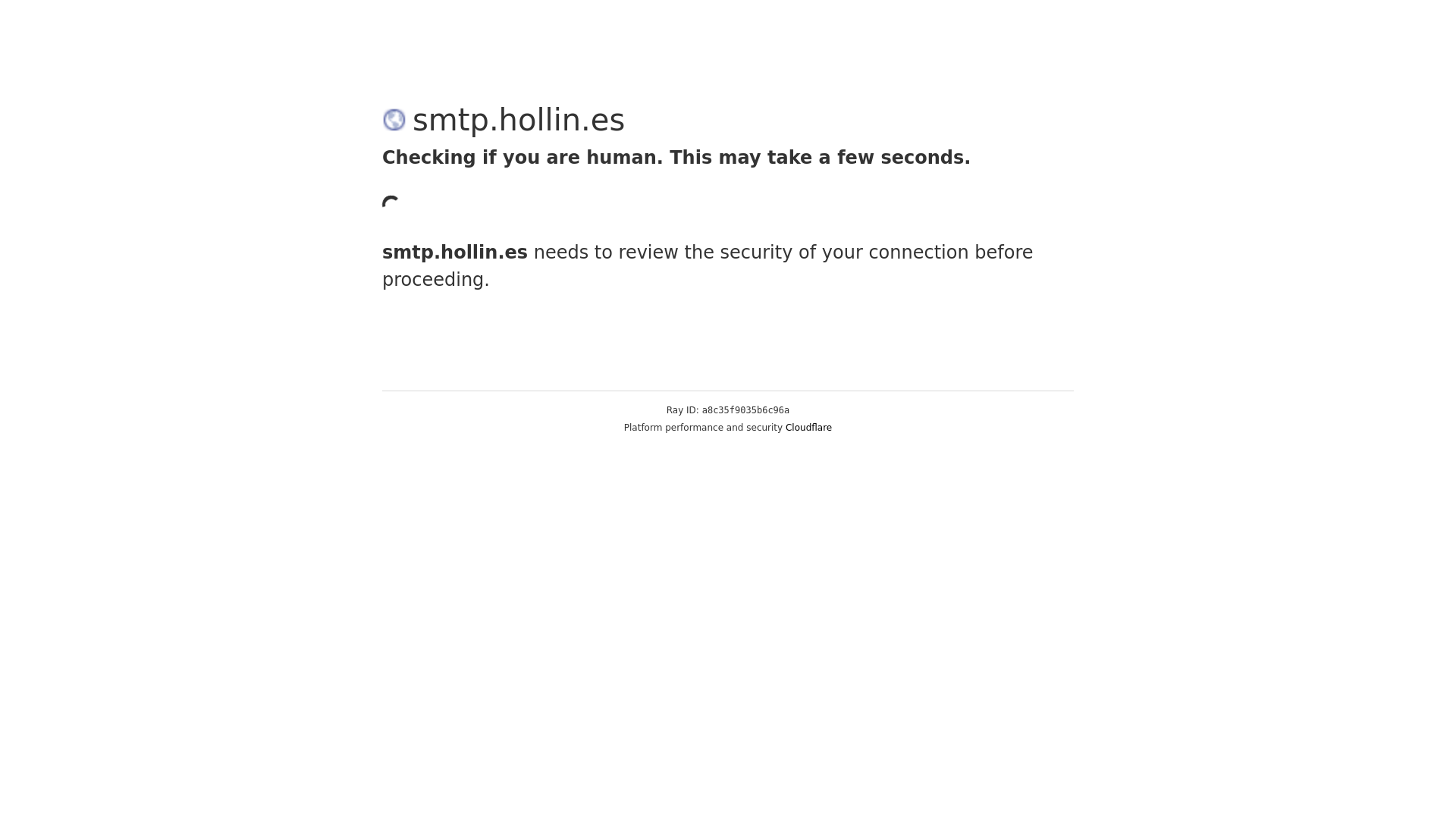 website screenshot of https://smtp.hollin.es
