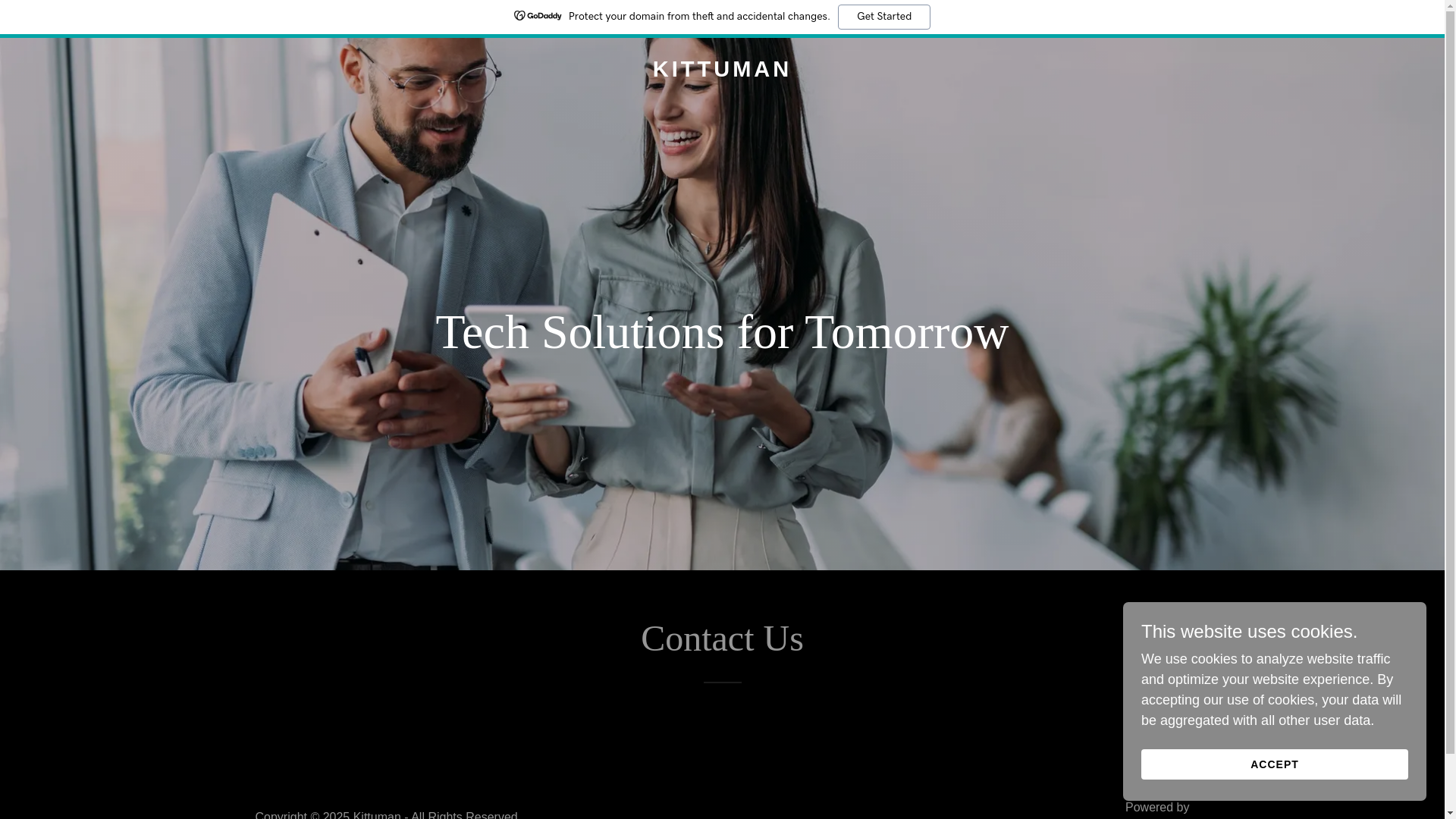 website screenshot of https://kittuman.xyz/