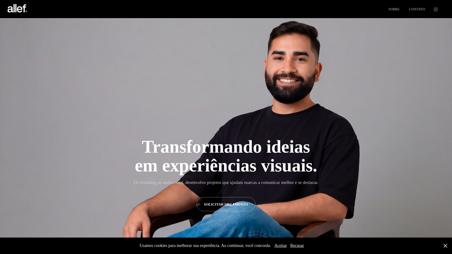 website screenshot of https://allefmartinsdsgn.com.br/