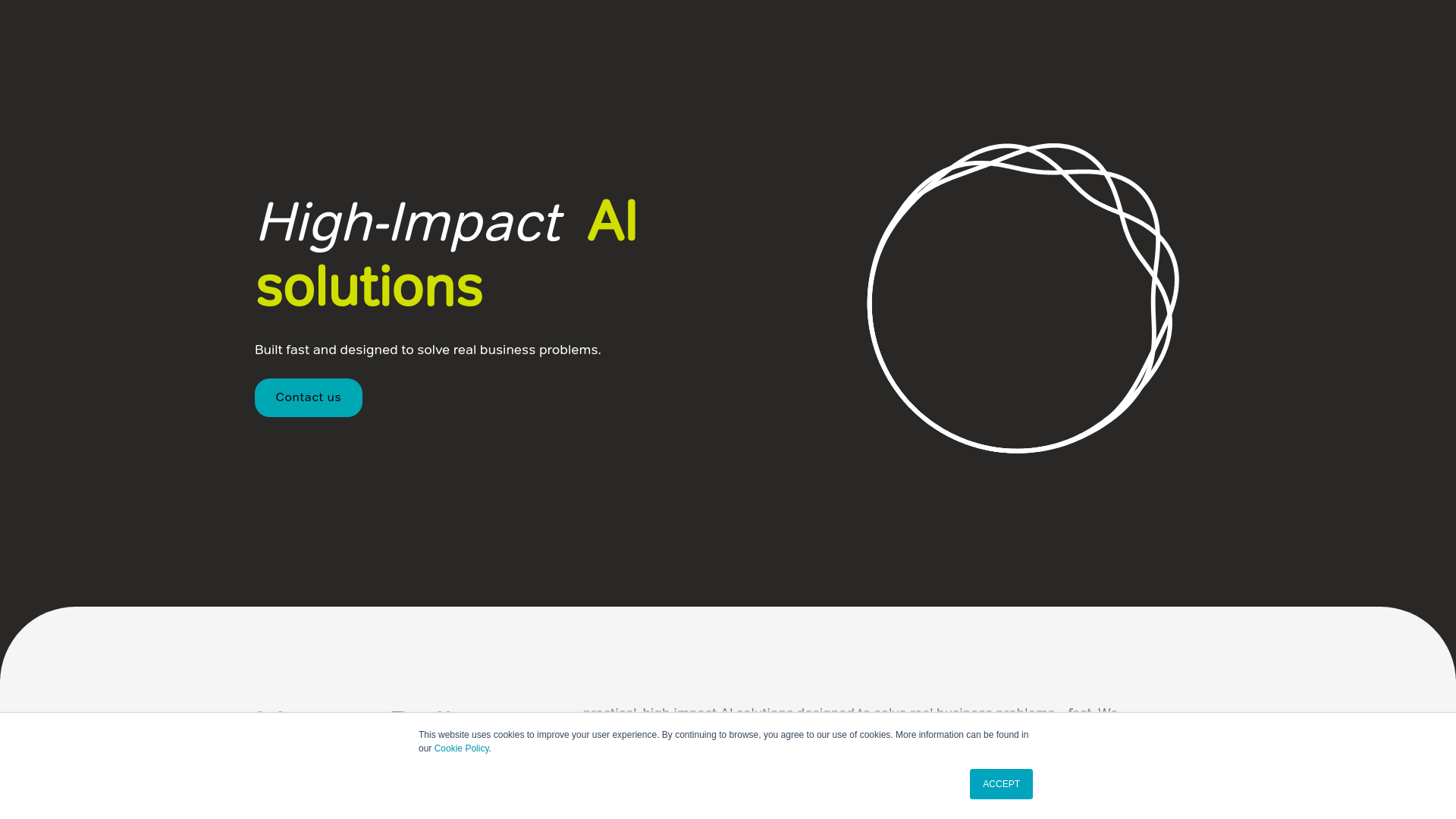 website screenshot of https://lineateconsulting.com