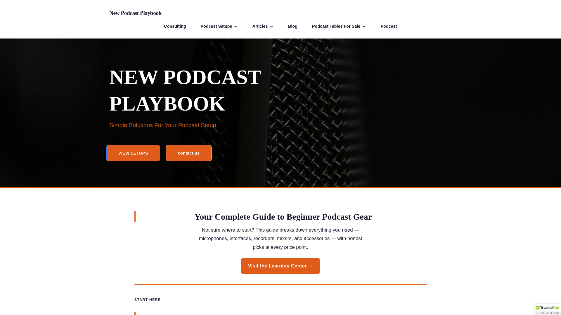 website screenshot of https://newpodcastplaybook.com