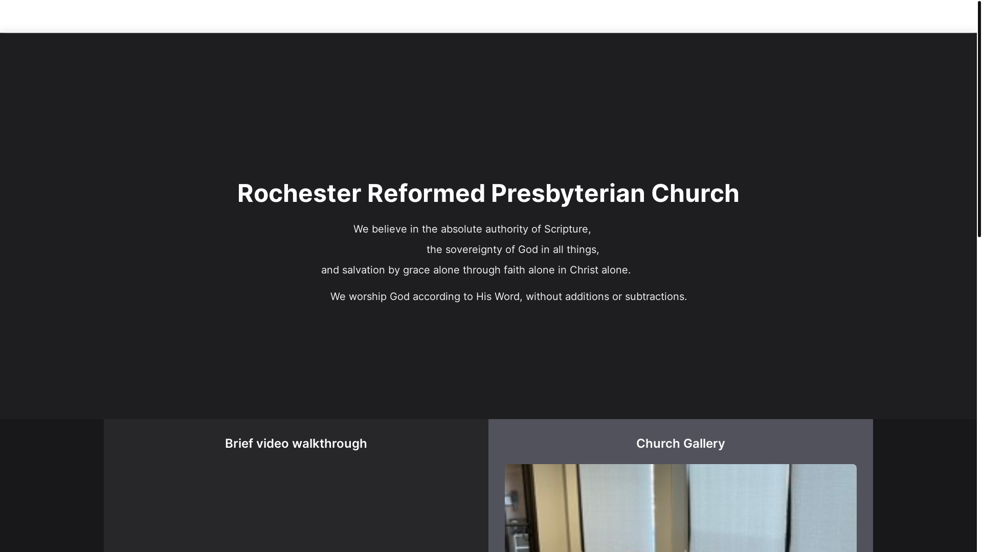 website screenshot of https://rochrpc-newchurchbuilding.pages.dev/