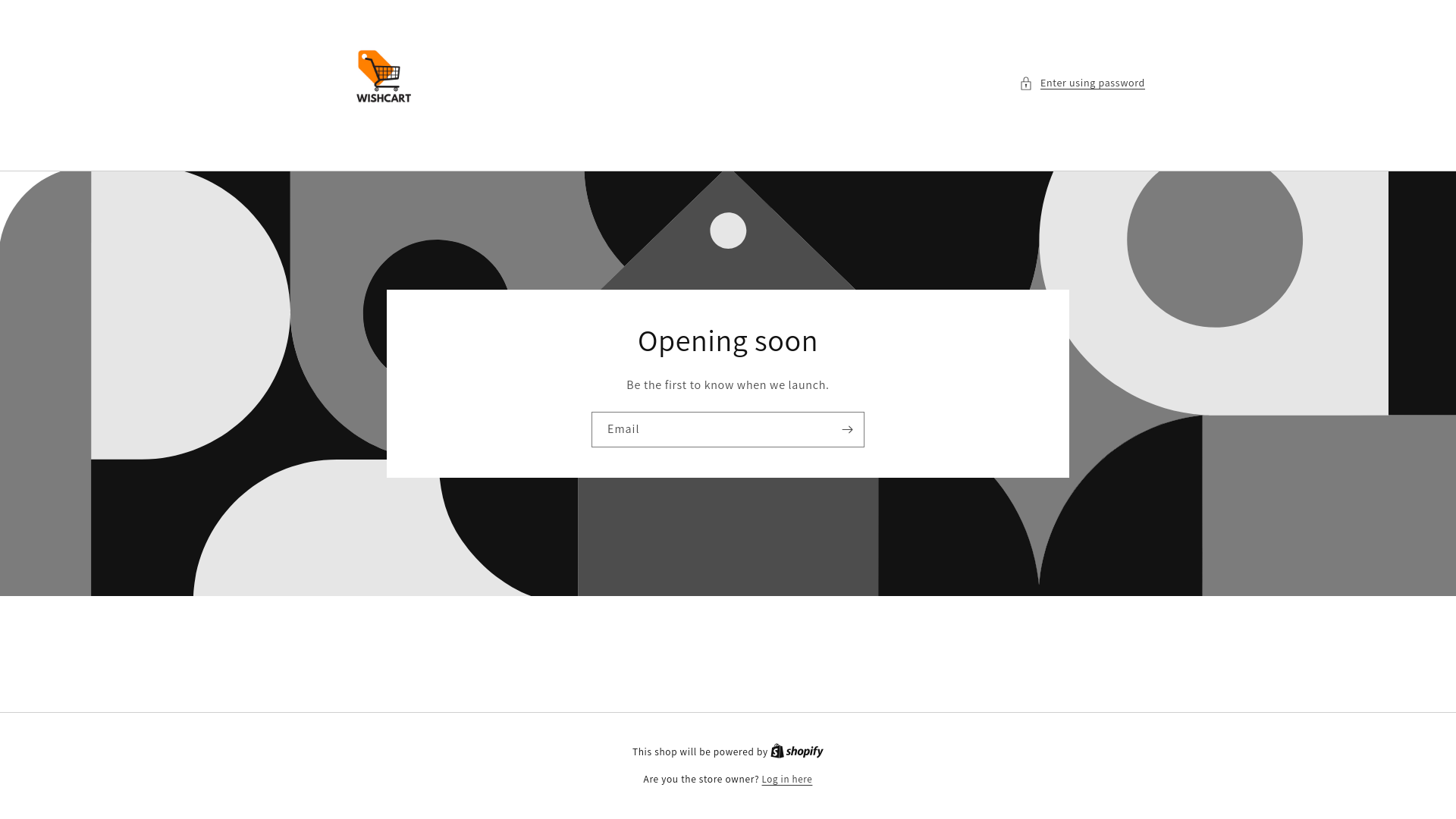 website screenshot of https://wishcart.live/