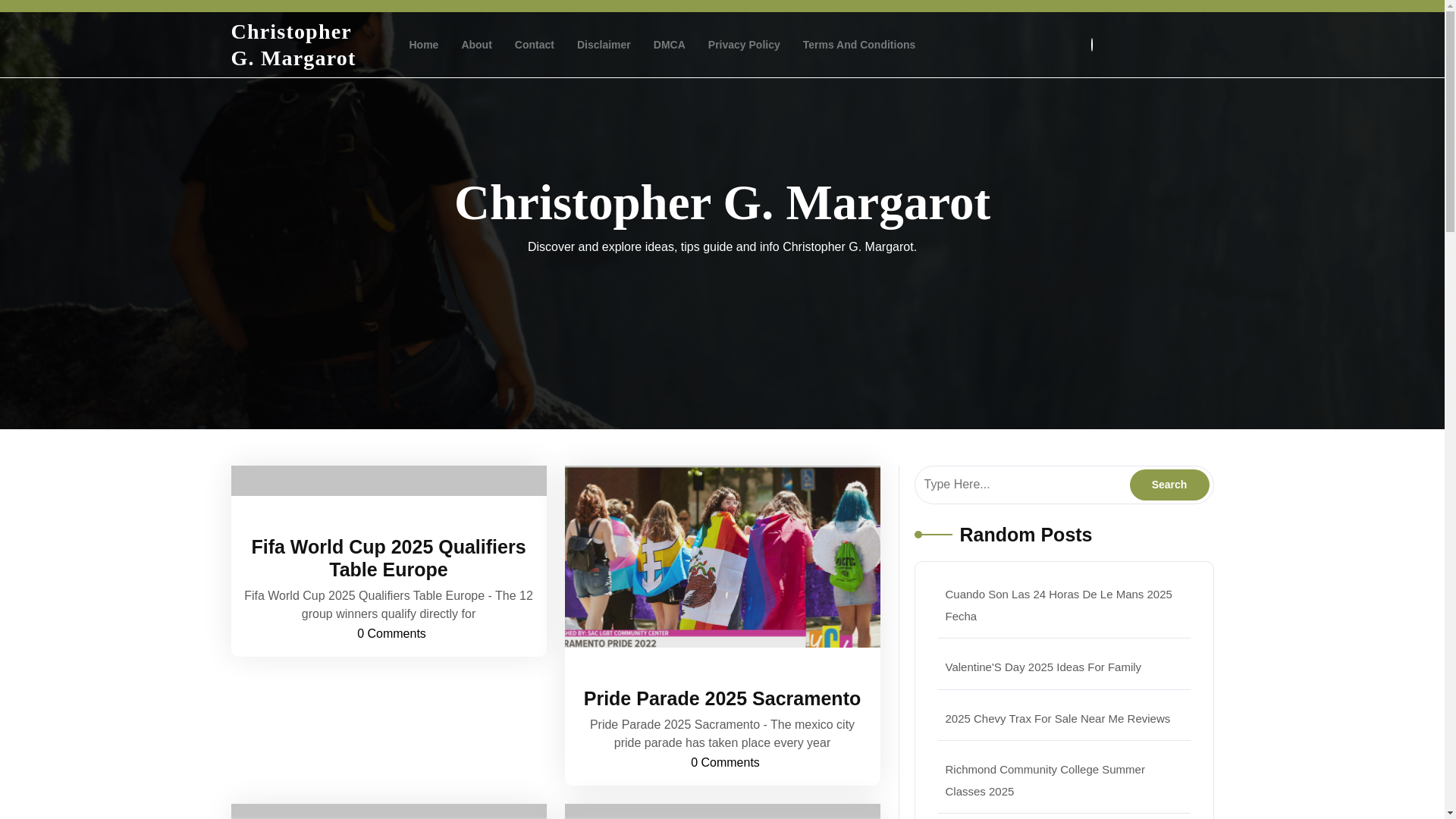 website screenshot of https://christophergmargarot.pages.dev/