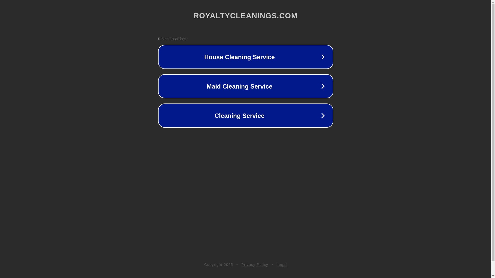 website screenshot of https://aroyaltyclean.com/