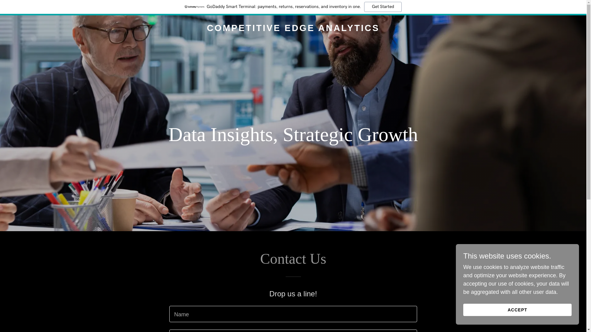 website screenshot of https://compedgeanalytics.com/