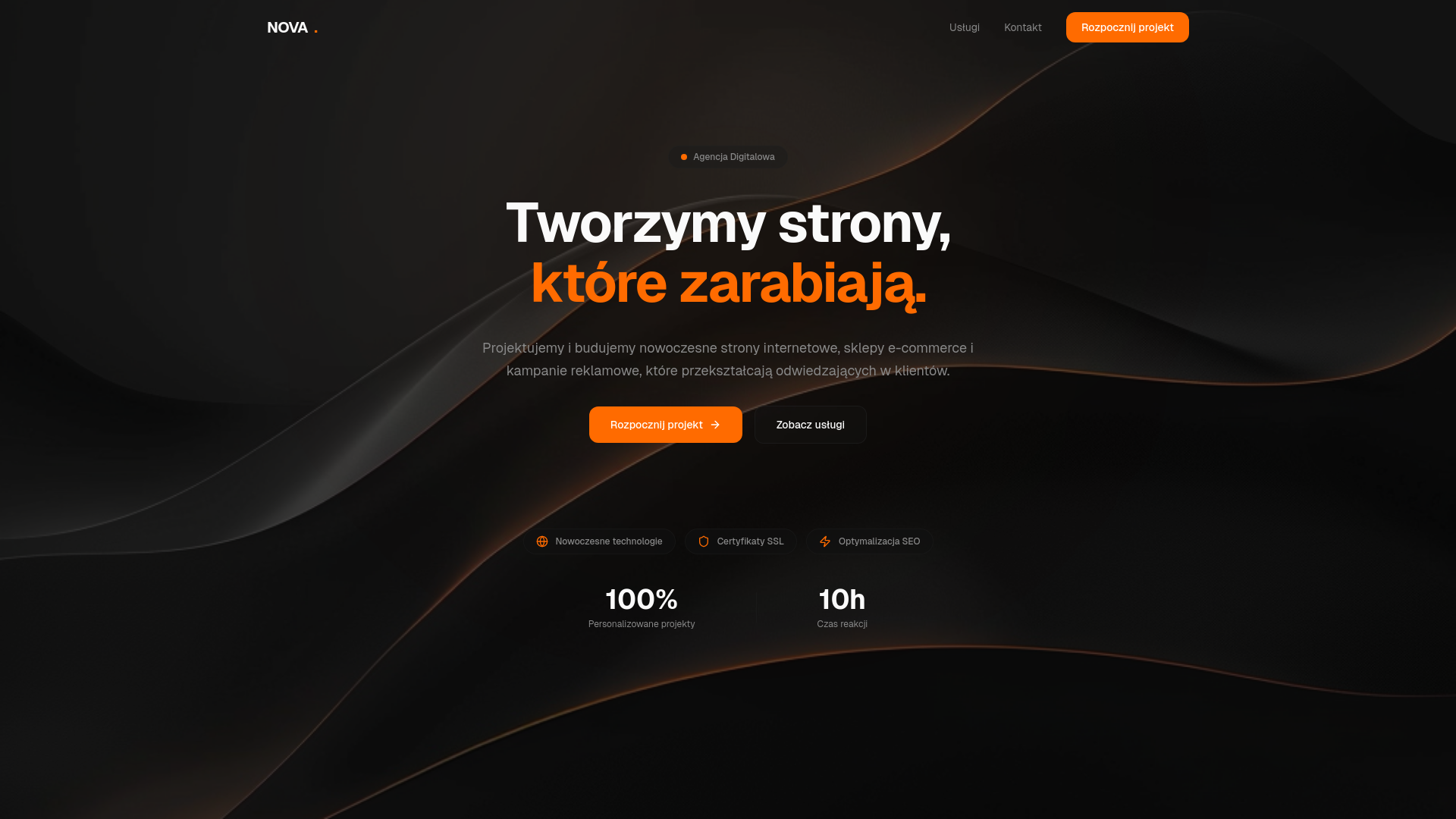 website screenshot of https://nova-website-f.pages.dev/