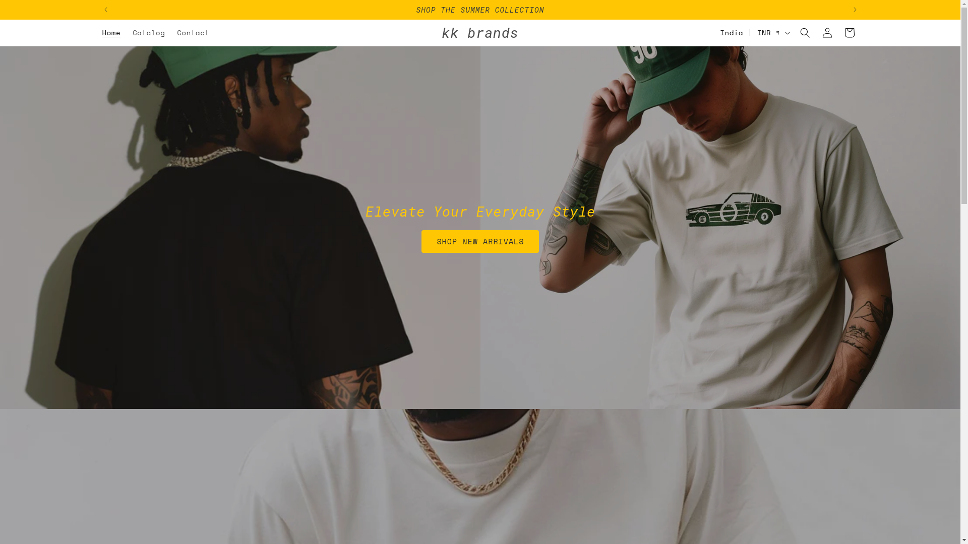website screenshot of https://kkbrand.info/