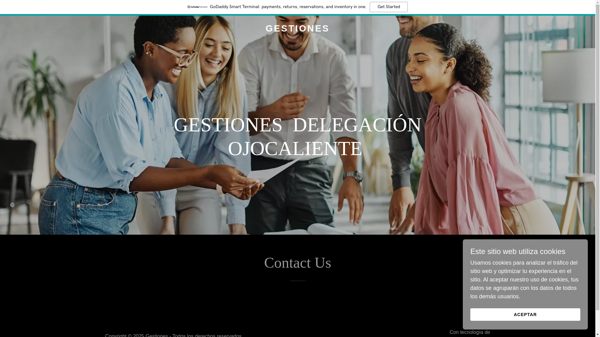 website screenshot of https://gestionesm.com.mx/
