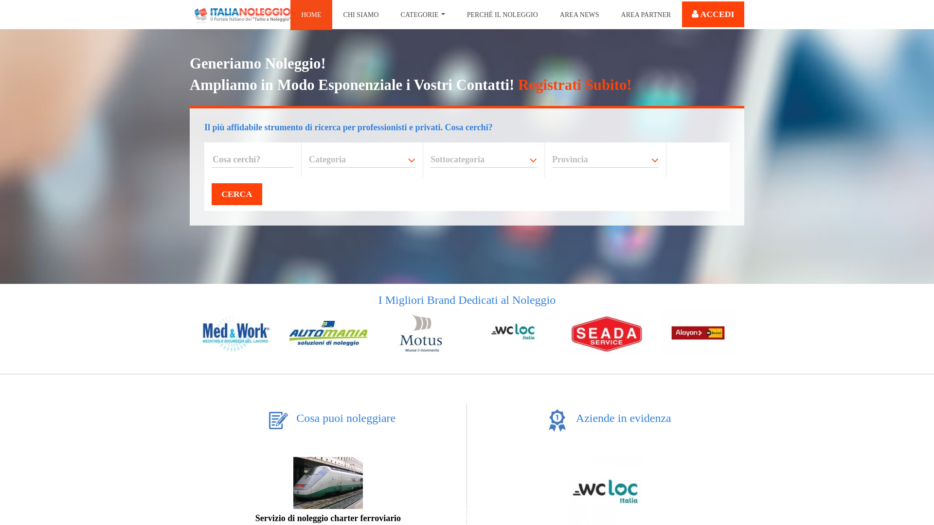 website screenshot of https://rentsmartphone.it/