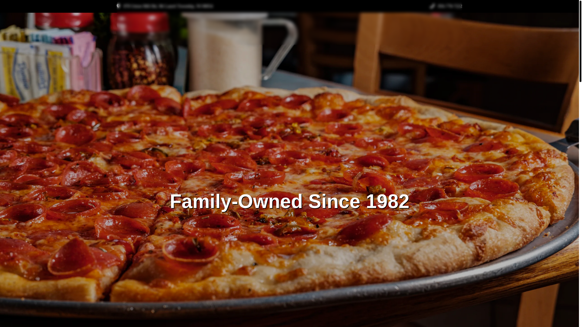 website screenshot of https://angelospizzaunionmillnj.com/