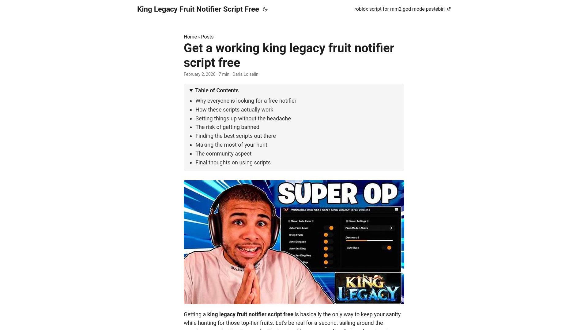 website screenshot of https://king-legacy-fruit-notifier-script-free.pages.dev/