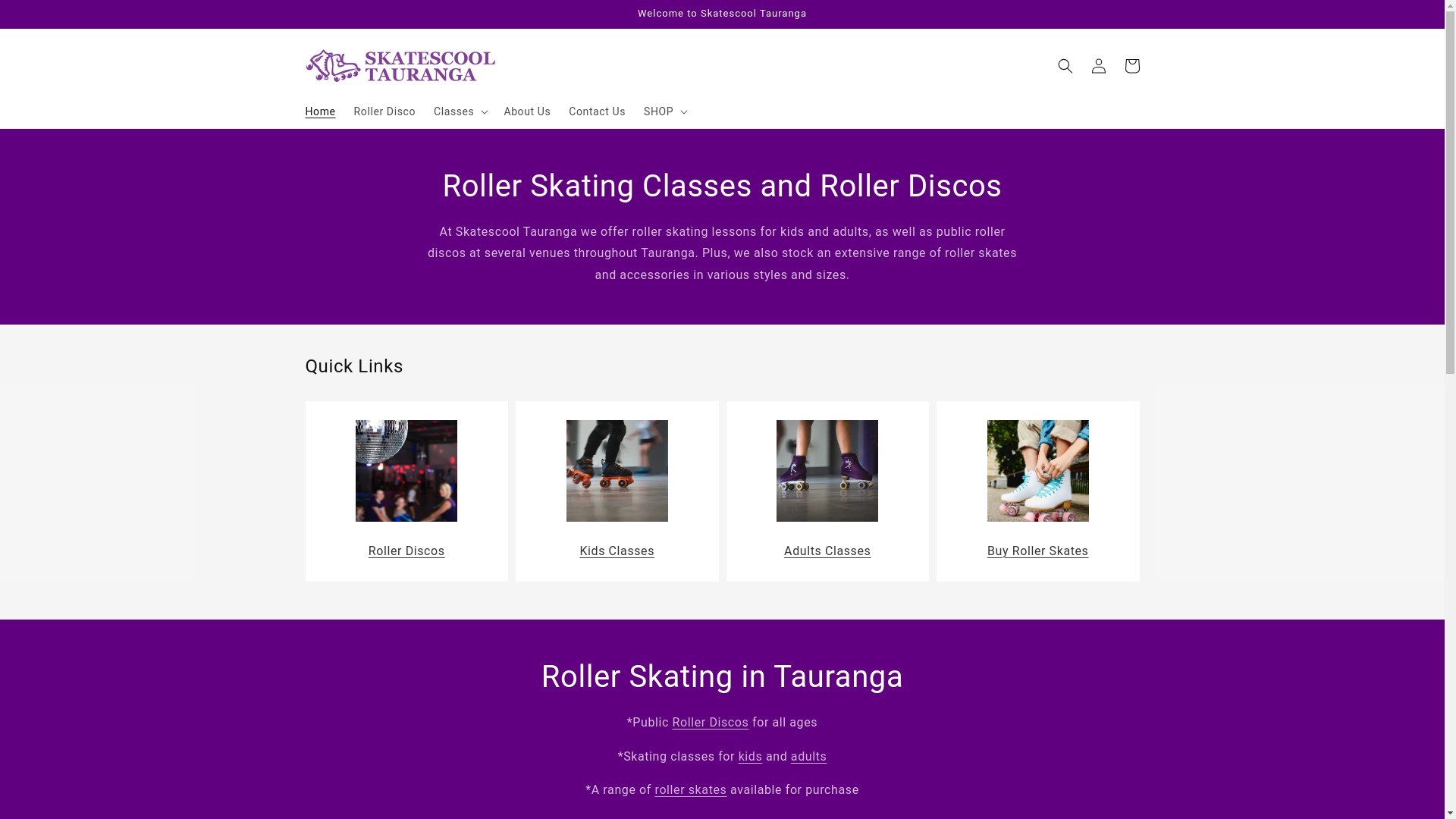 website screenshot of https://skatescooltaupo.co.nz/