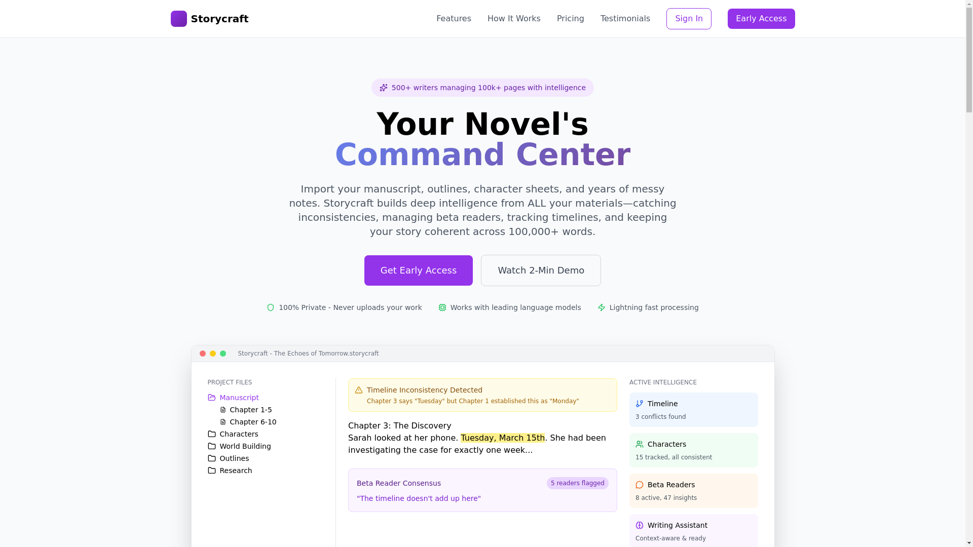 website screenshot of https://novelium.so/