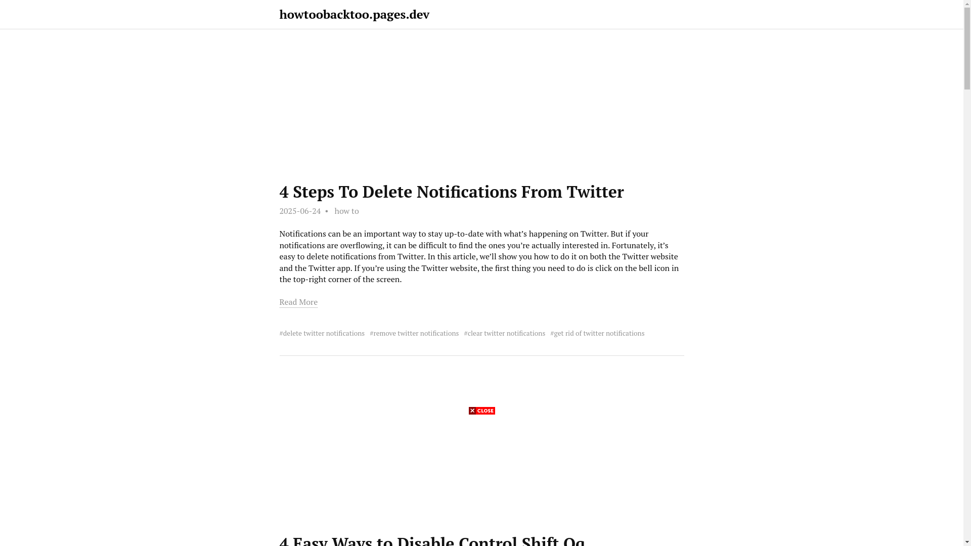 website screenshot of https://howtoobacktoo.pages.dev/