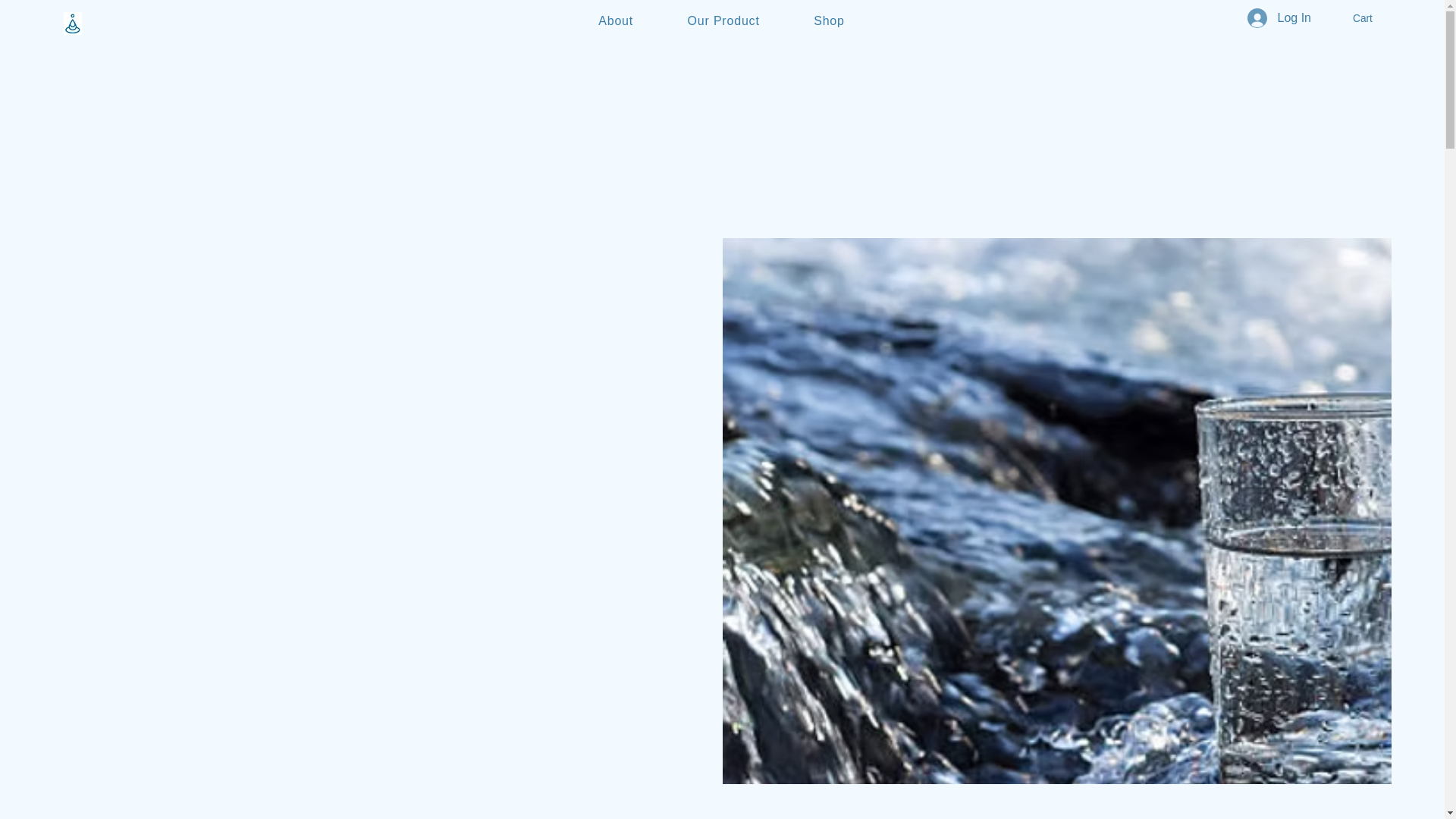 website screenshot of https://rokawater.com/