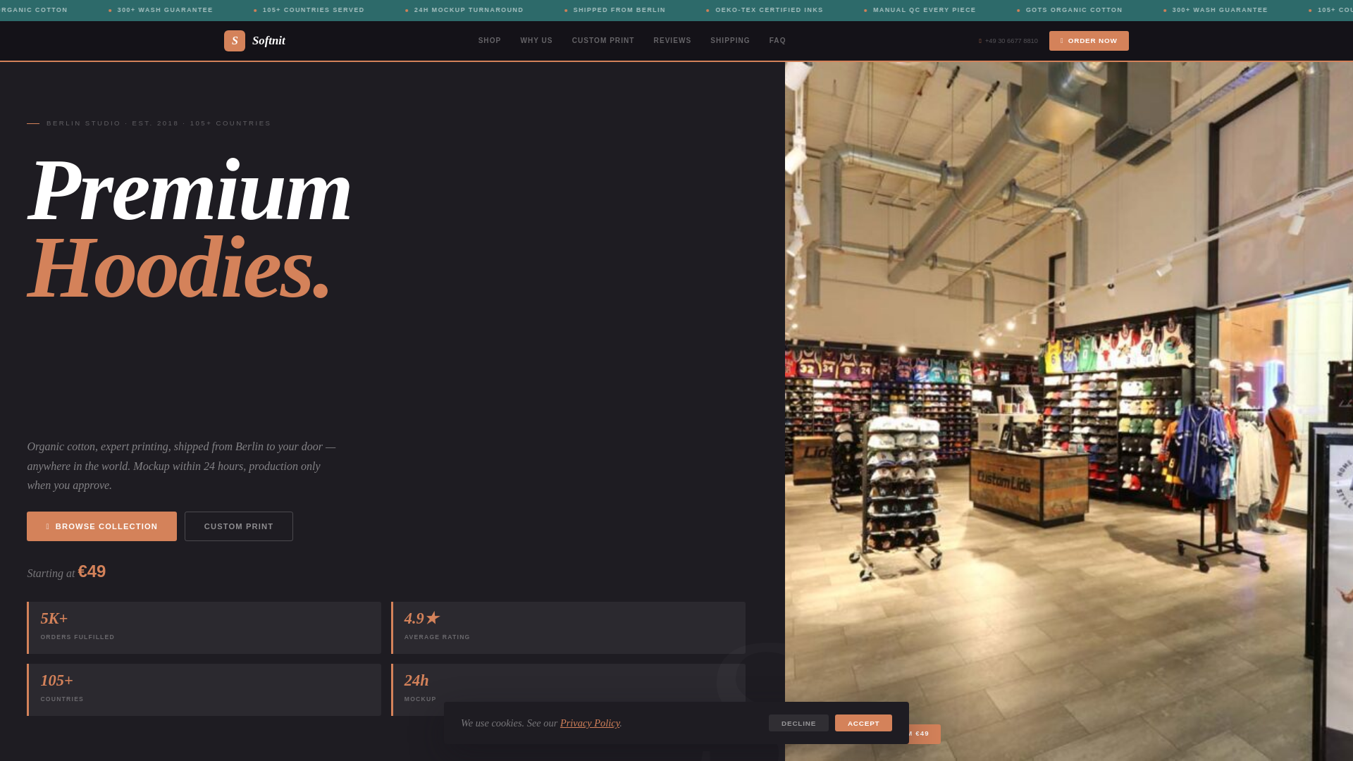 website screenshot of https://softnit.click