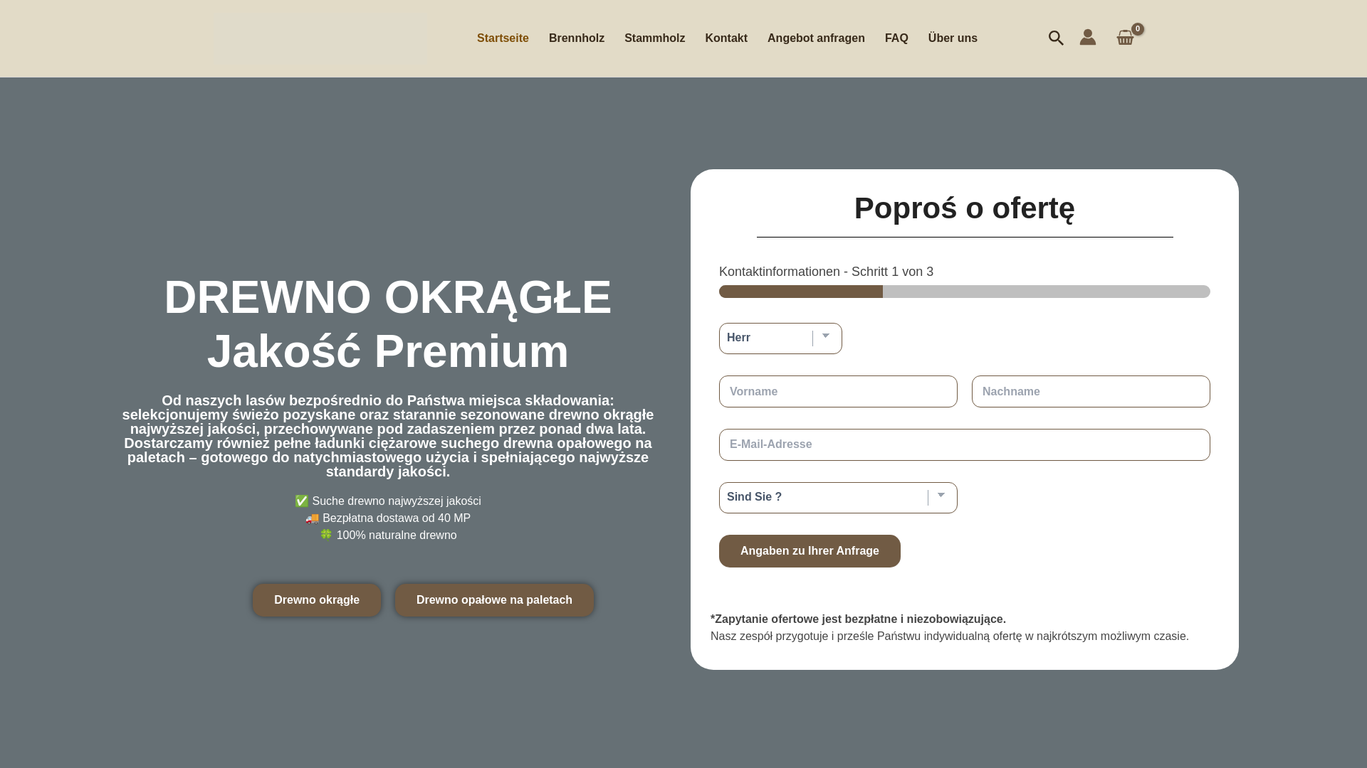 website screenshot of https://drewnookragle.com/