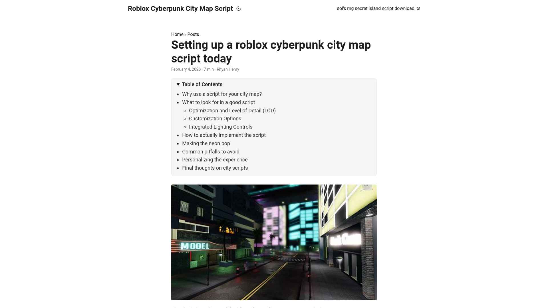 website screenshot of https://roblox-cyberpunk-city-map-script.pages.dev/