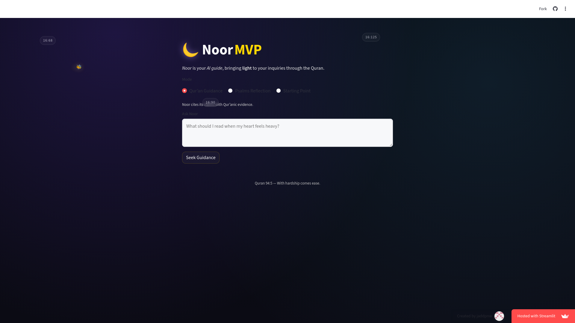 website screenshot of https://noormvp.com/