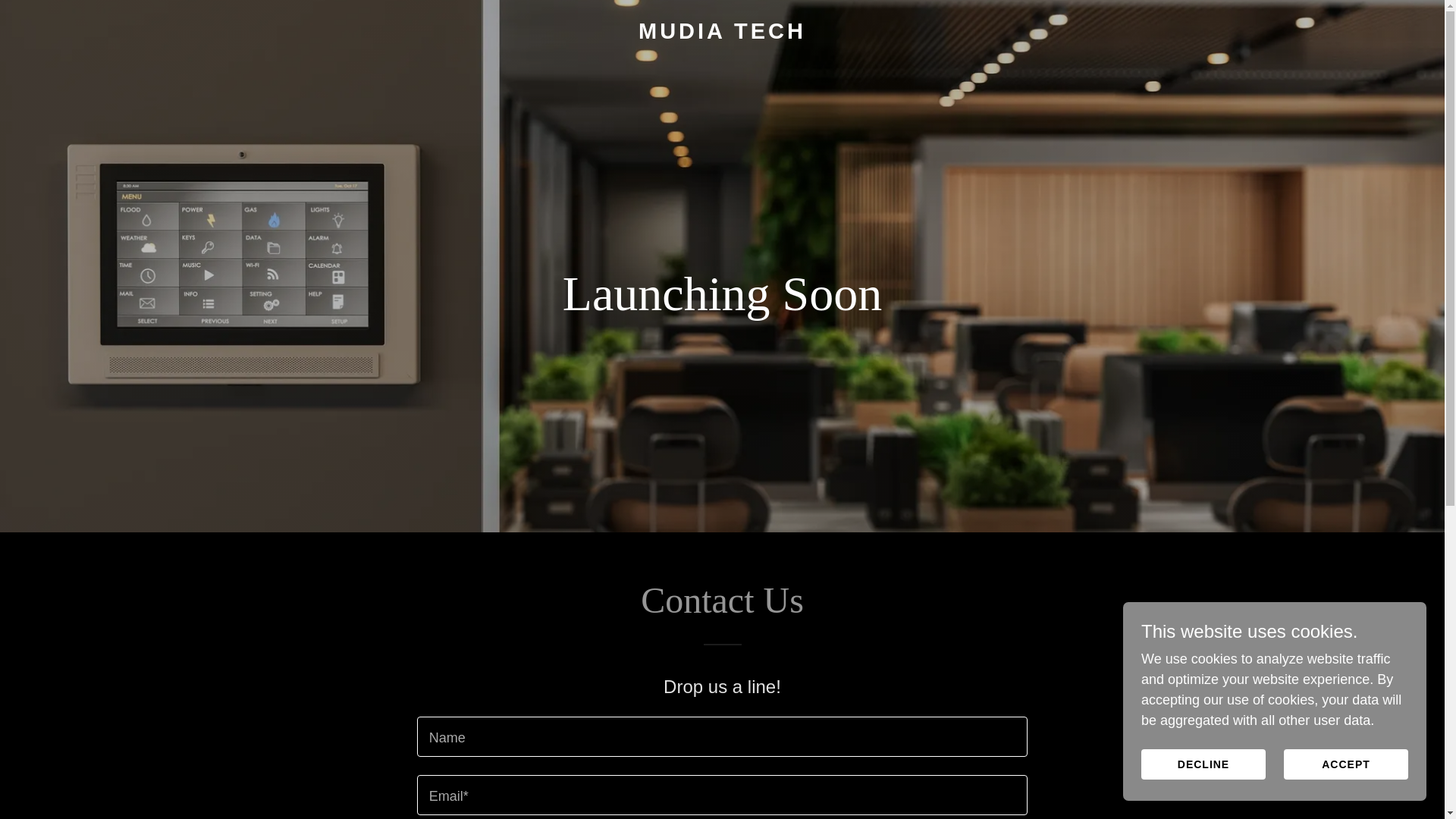 website screenshot of https://mudiatech.co.uk/