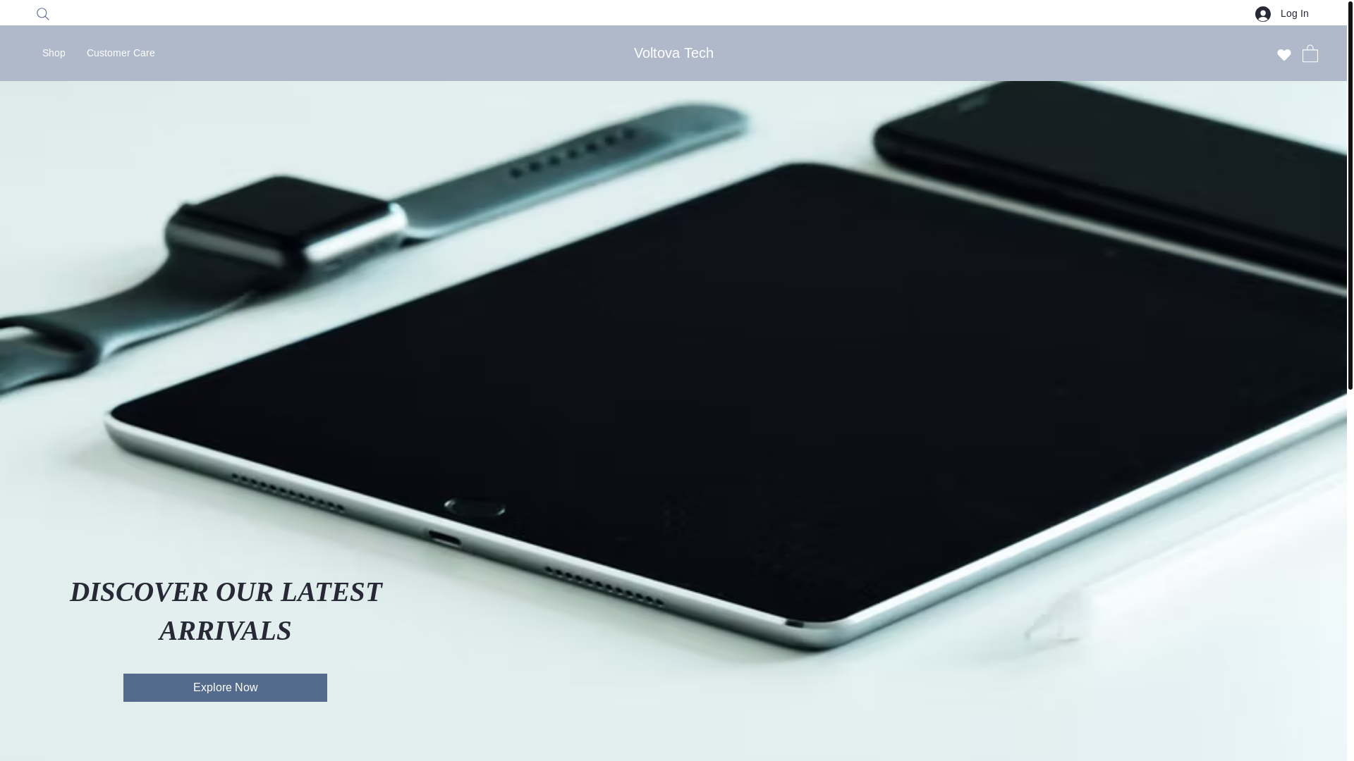 website screenshot of https://voltovatech.com/