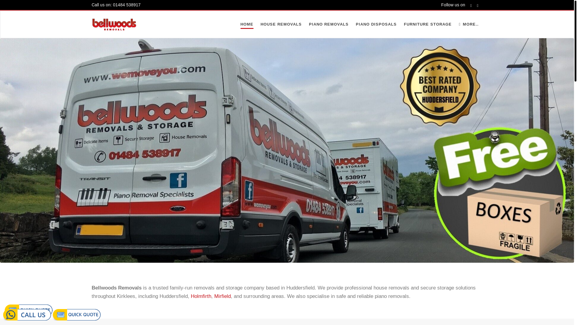 website screenshot of https://bellwoodsremovals.co.uk/