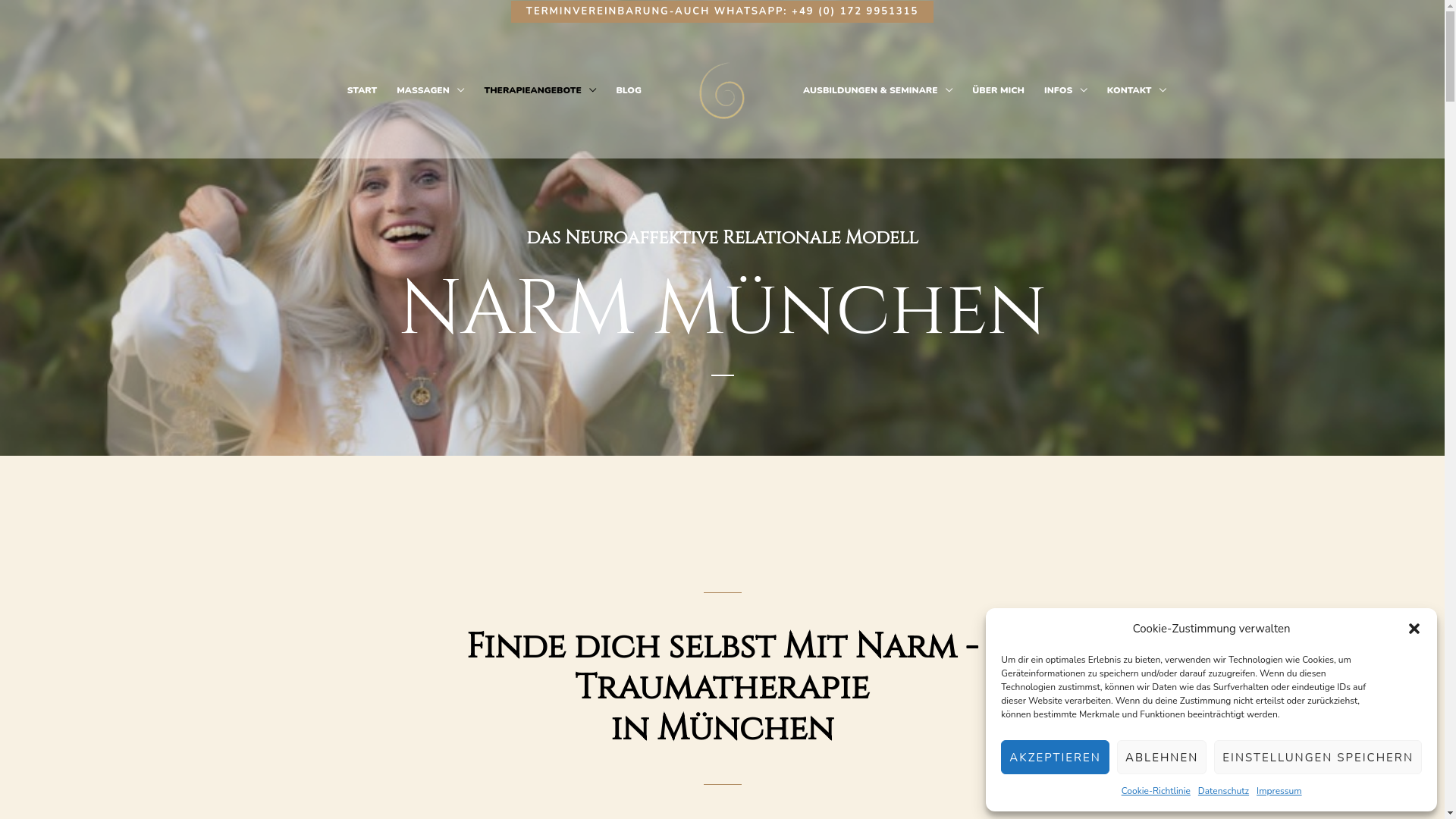 website screenshot of https://xn--narm-mnchen-yhb.de/