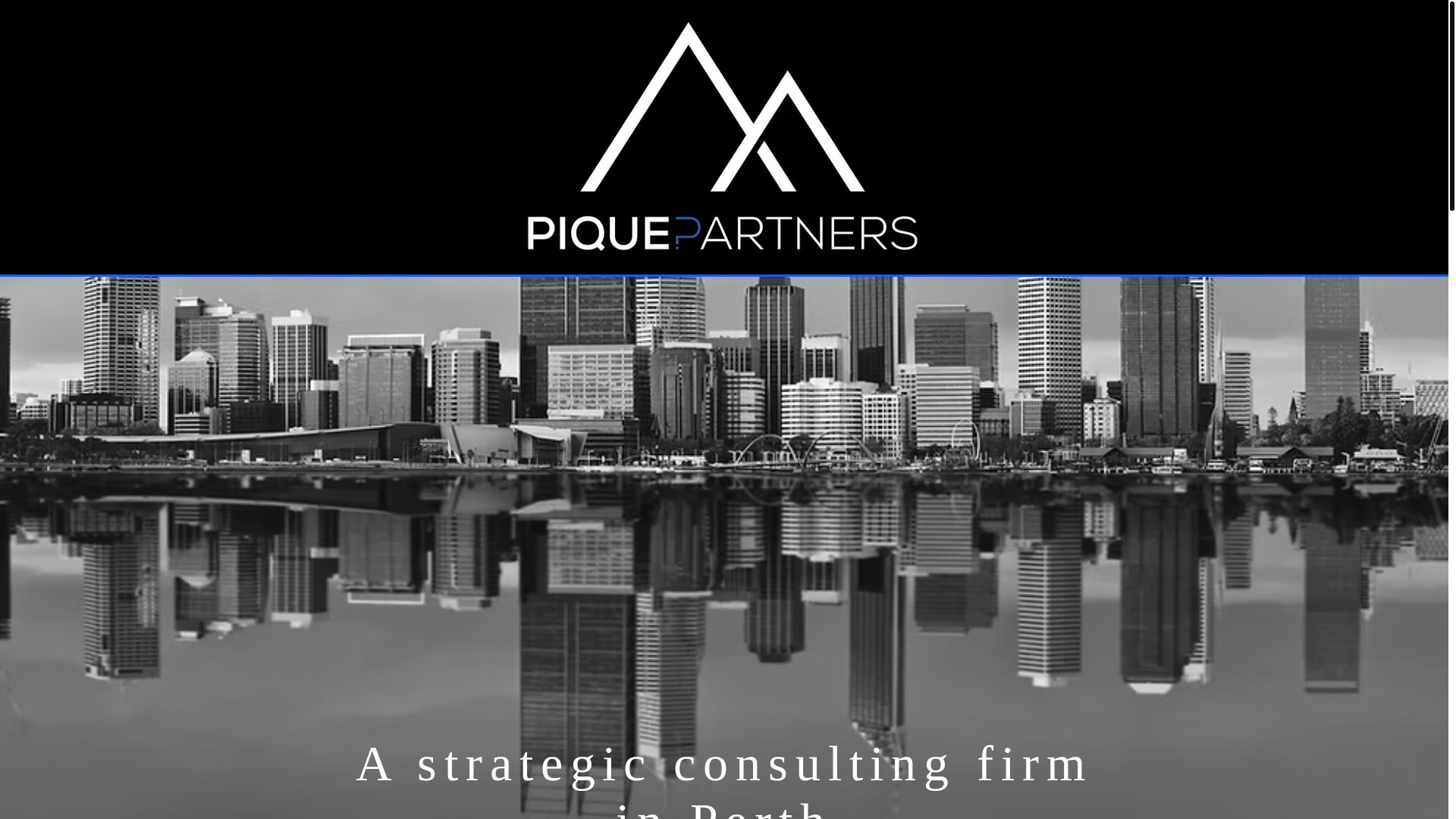 website screenshot of https://piquepartners.online/