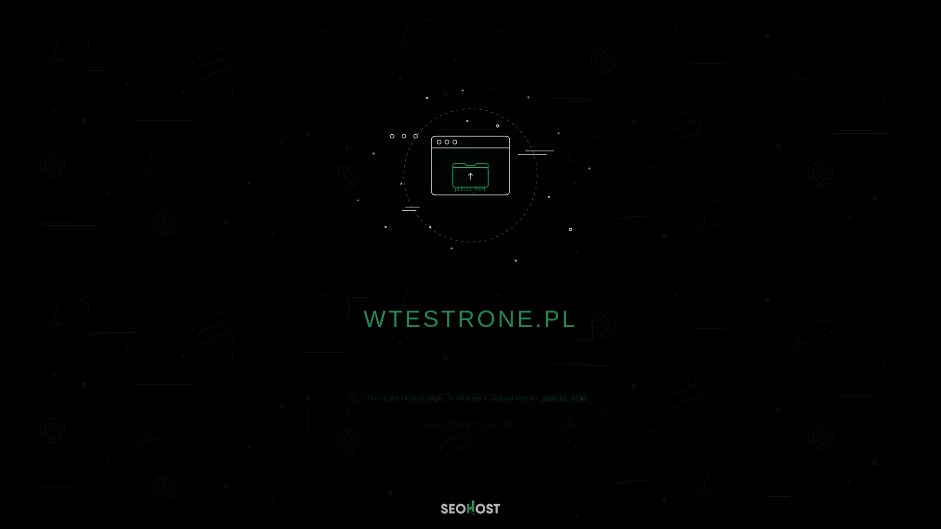 website screenshot of https://wtestrone.pl/