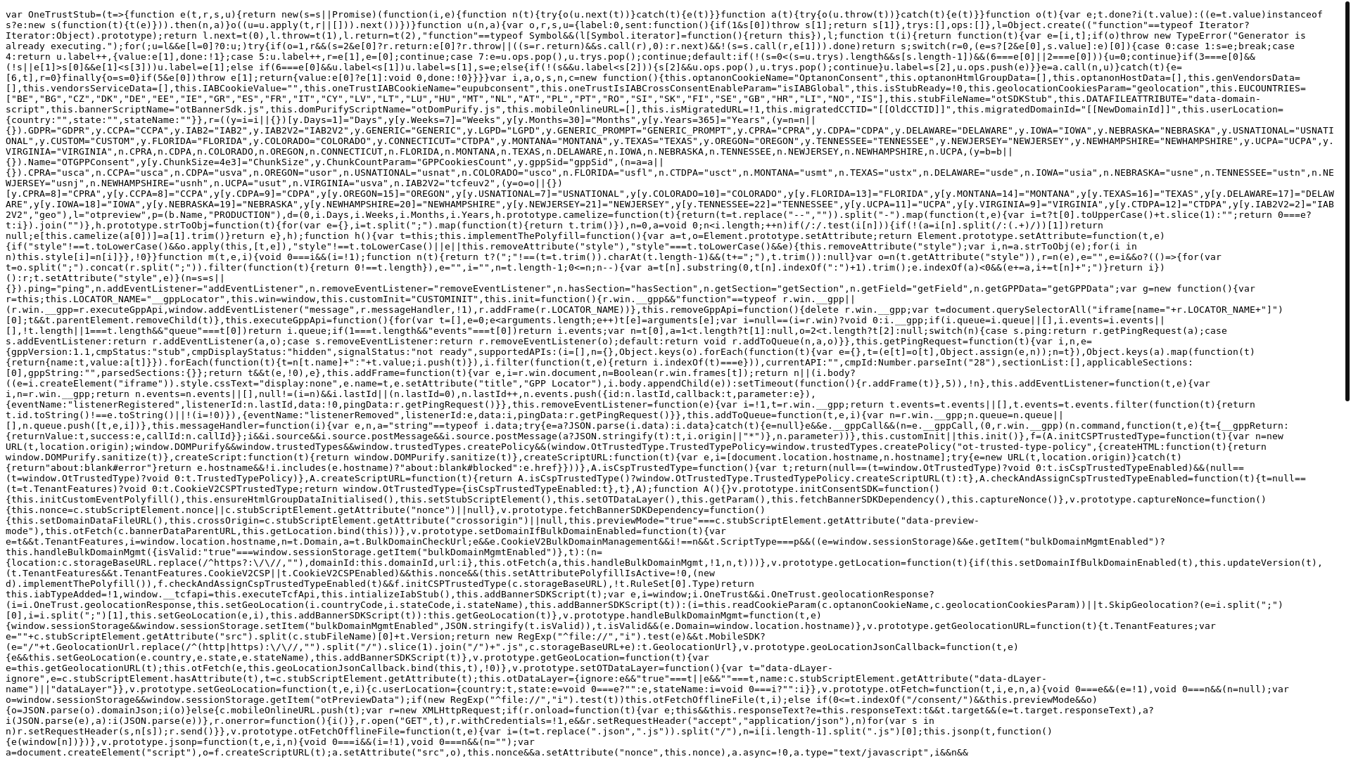 website screenshot of https://cdn.cookielaw.org/scripttemplates/otSDKStub.js