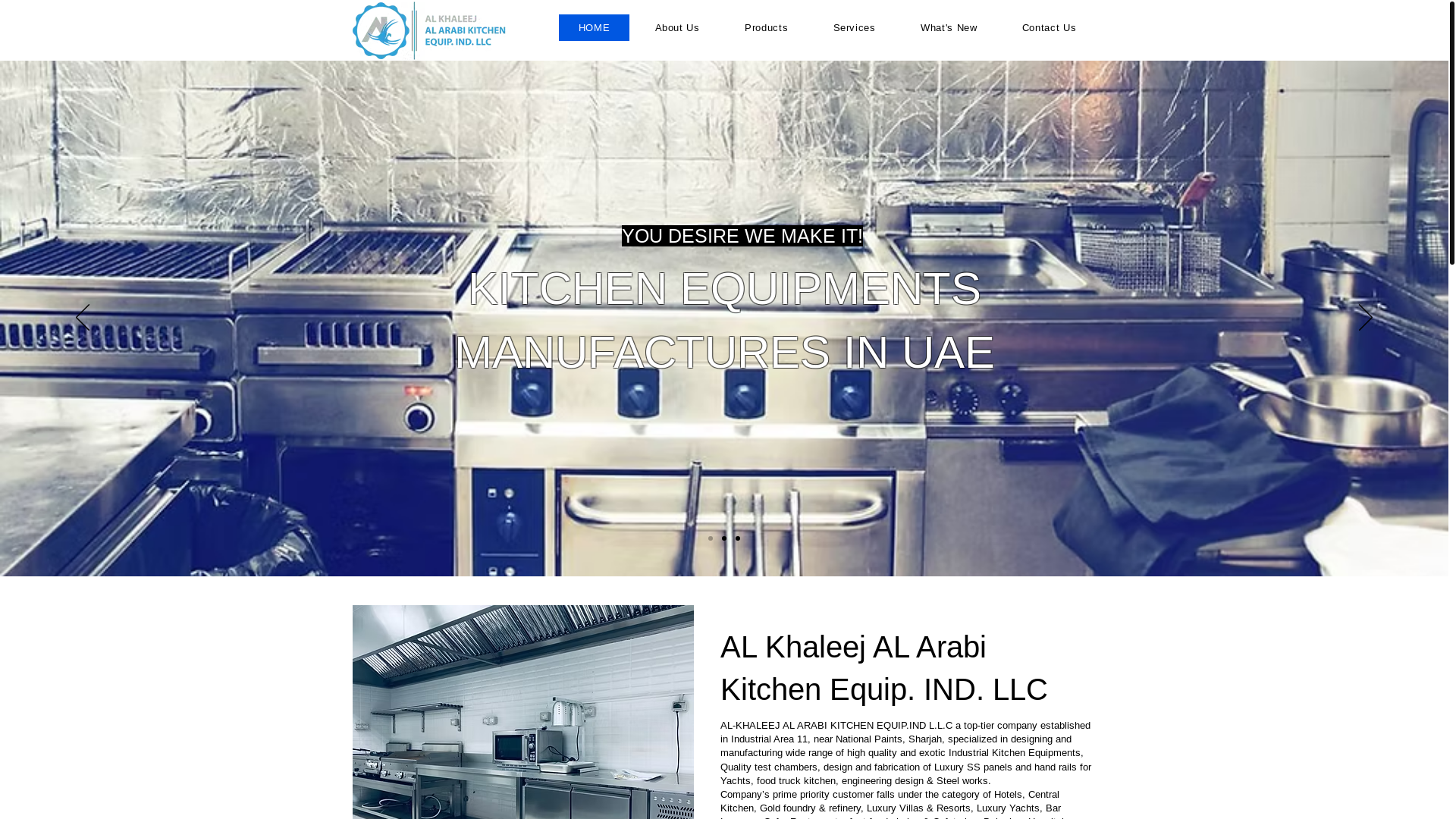 website screenshot of https://gourmetspacesint.com/