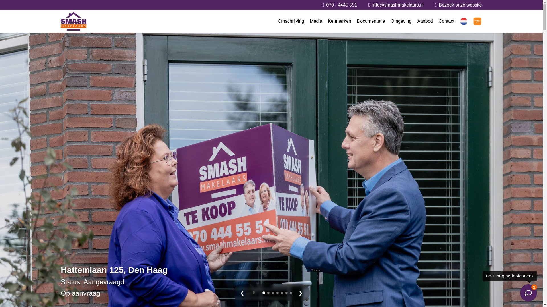 website screenshot of https://hattemlaan125.nl/