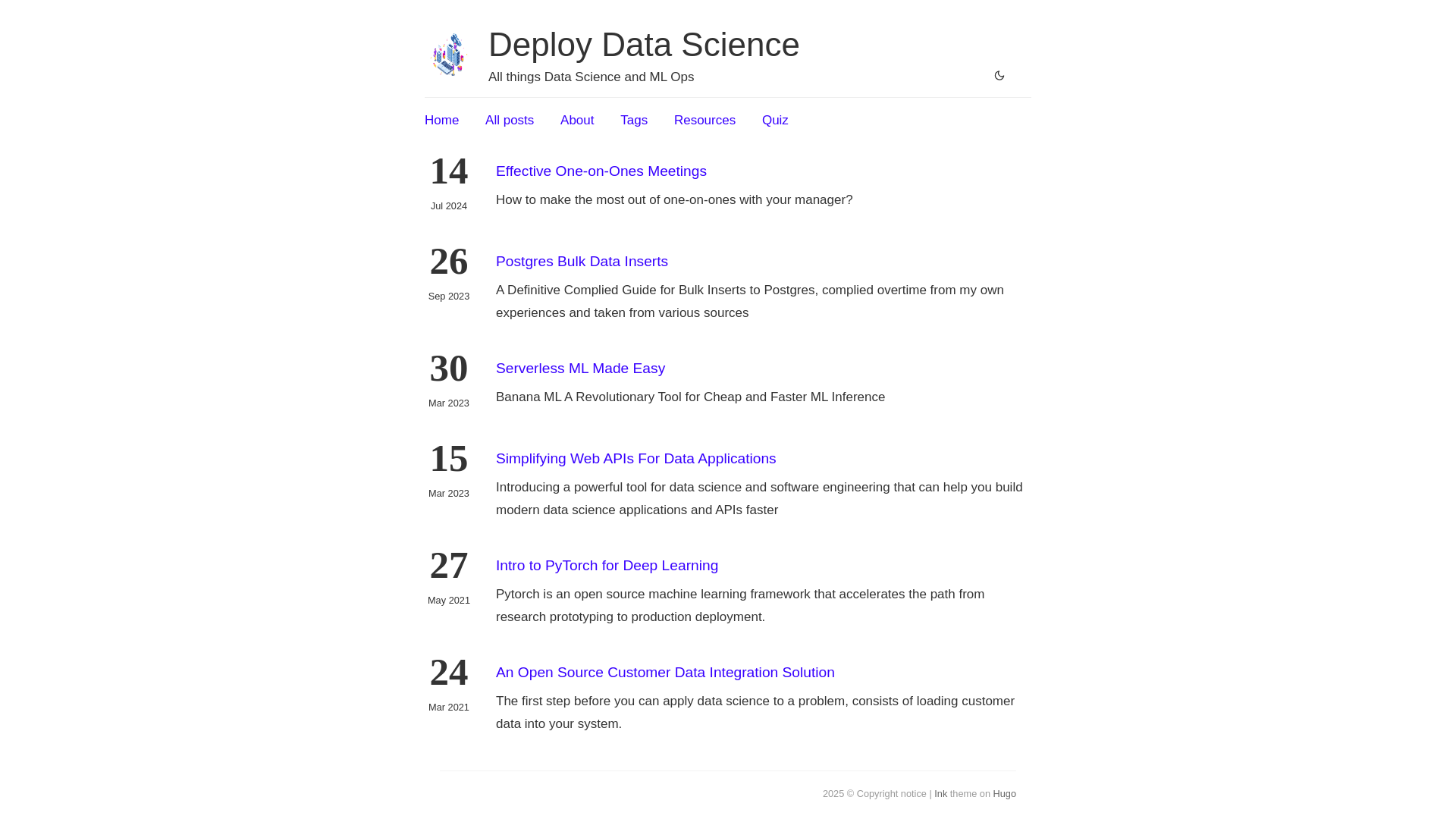 website screenshot of https://deploydatascience.pages.dev/